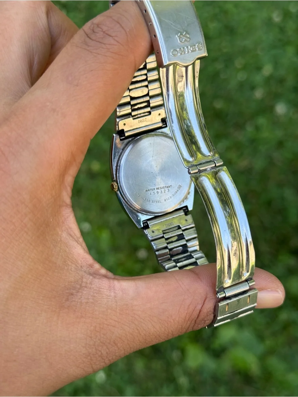 Seiko vintage Quartz Stainless Steel Two-Tone Dress  date date Watch